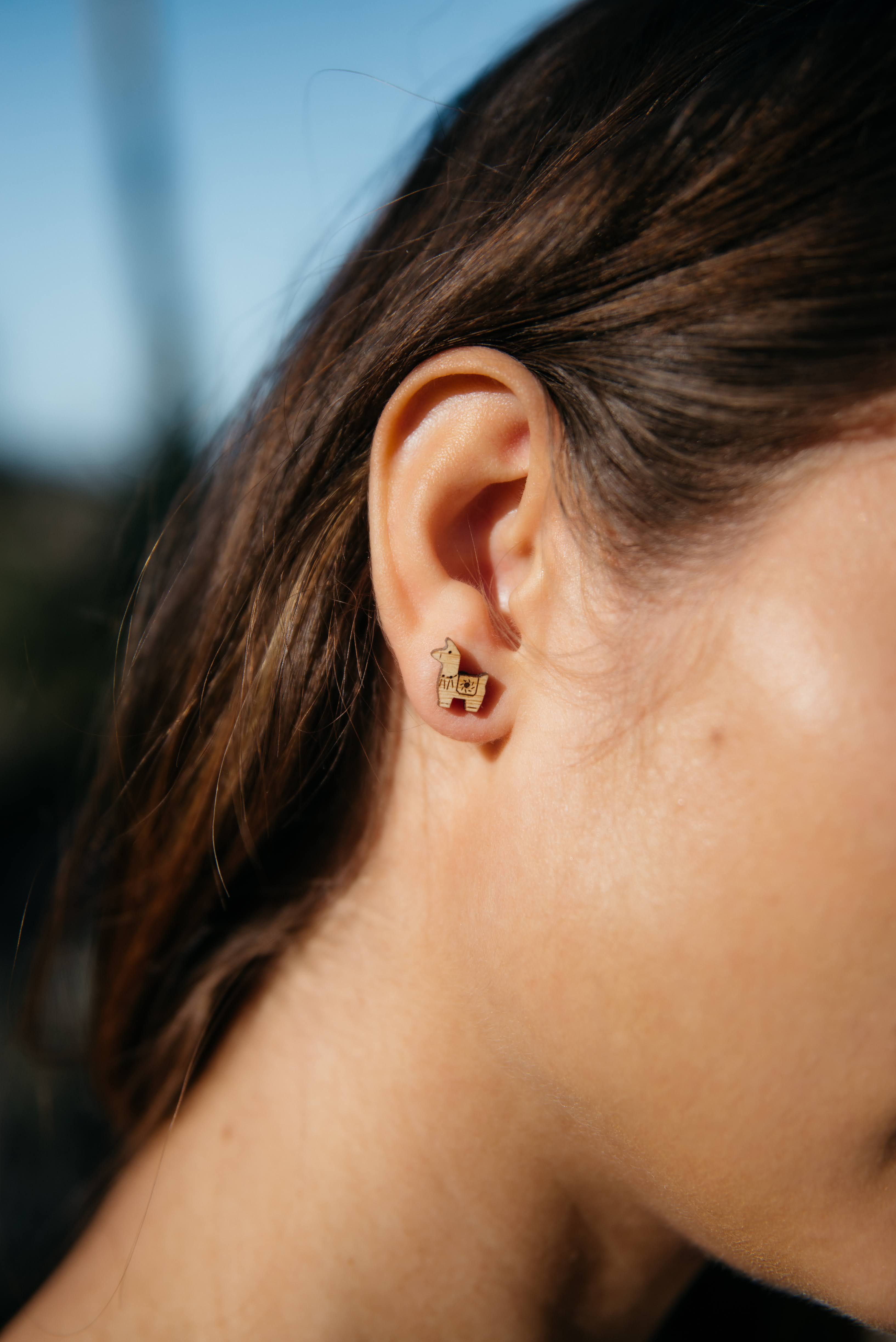 ALPACA STUD EARRINGS