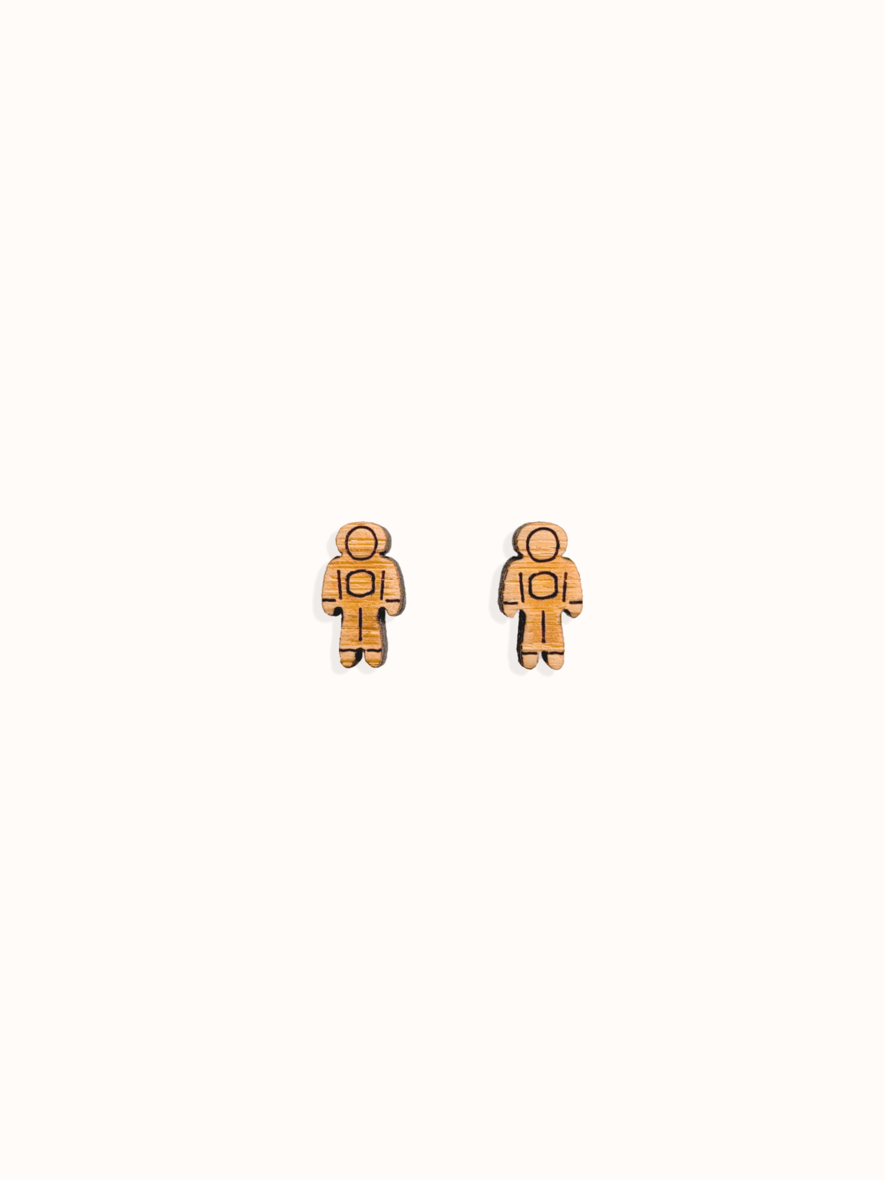 ASTRONAUT STUD EARRINGS