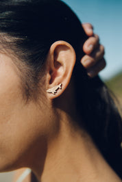 WHALE STUD EARRINGS
