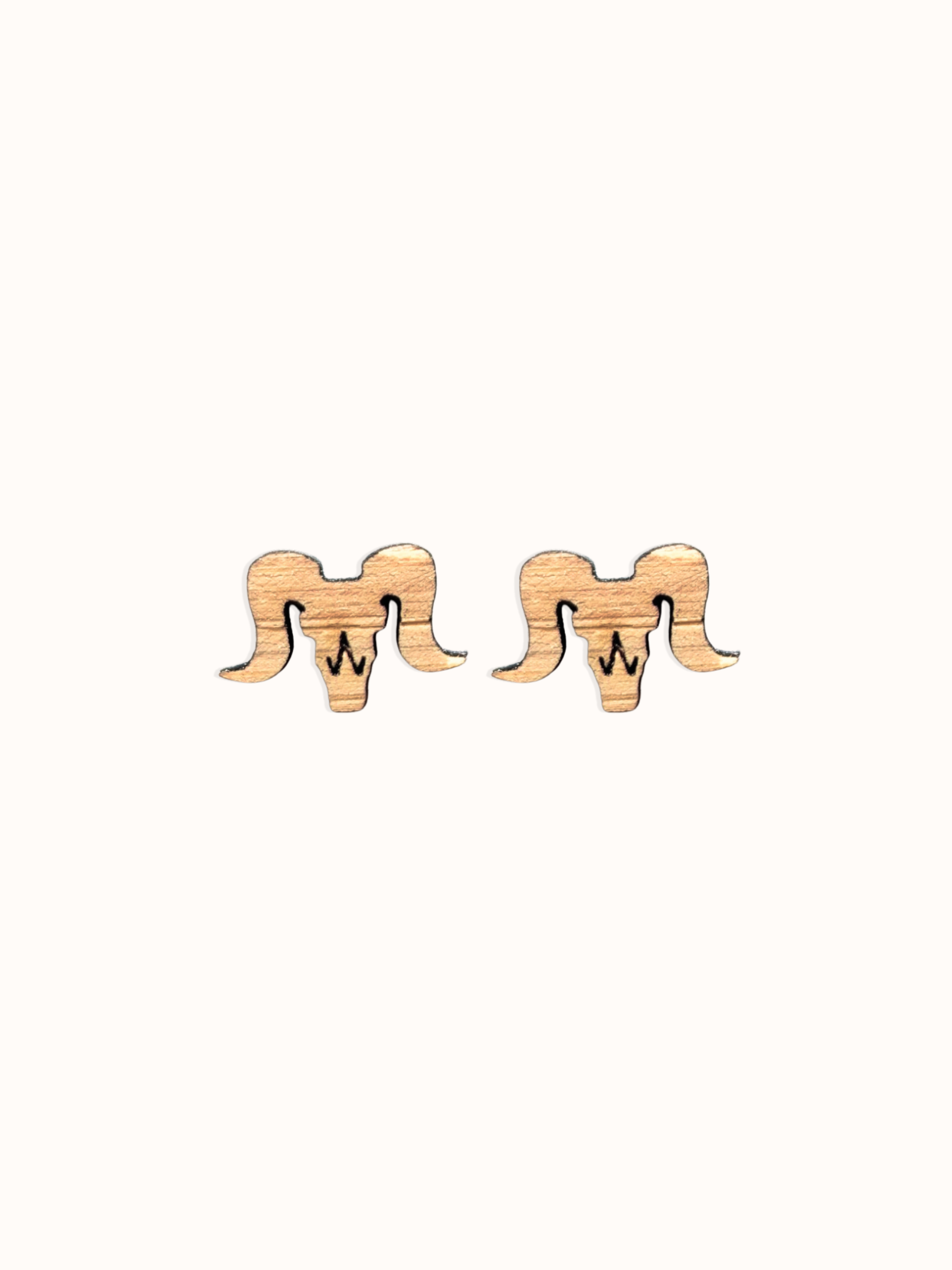 BIGHORN SHEEP STUD EARRINGS