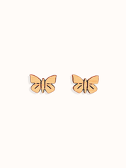 BUTTERFLY STUD EARRINGS