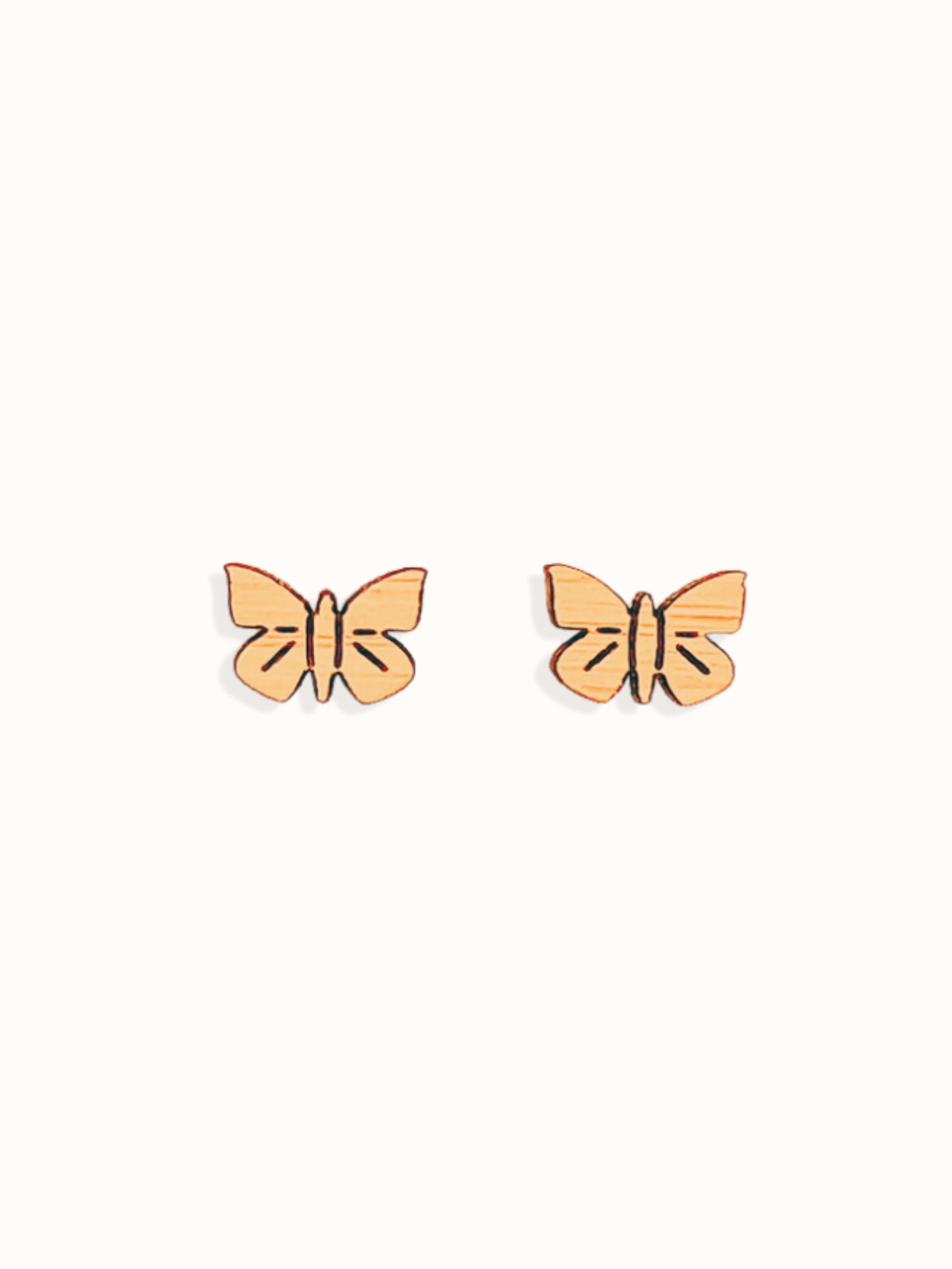 BUTTERFLY STUD EARRINGS