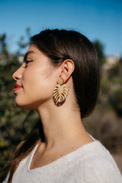 MONSTERA DROP EARRINGS | KAMEA