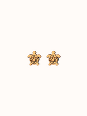 TORTOISE STUD EARRINGS