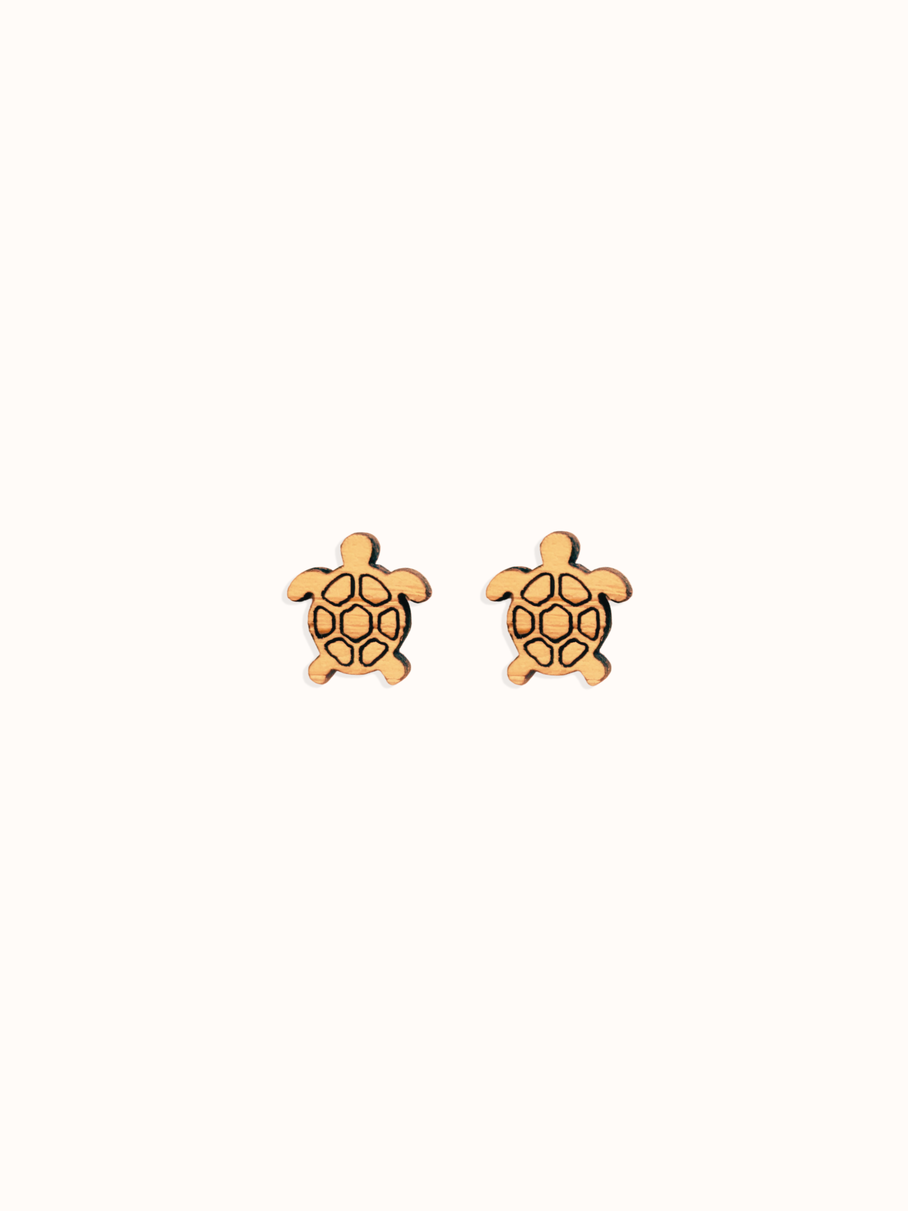 TORTOISE STUD EARRINGS