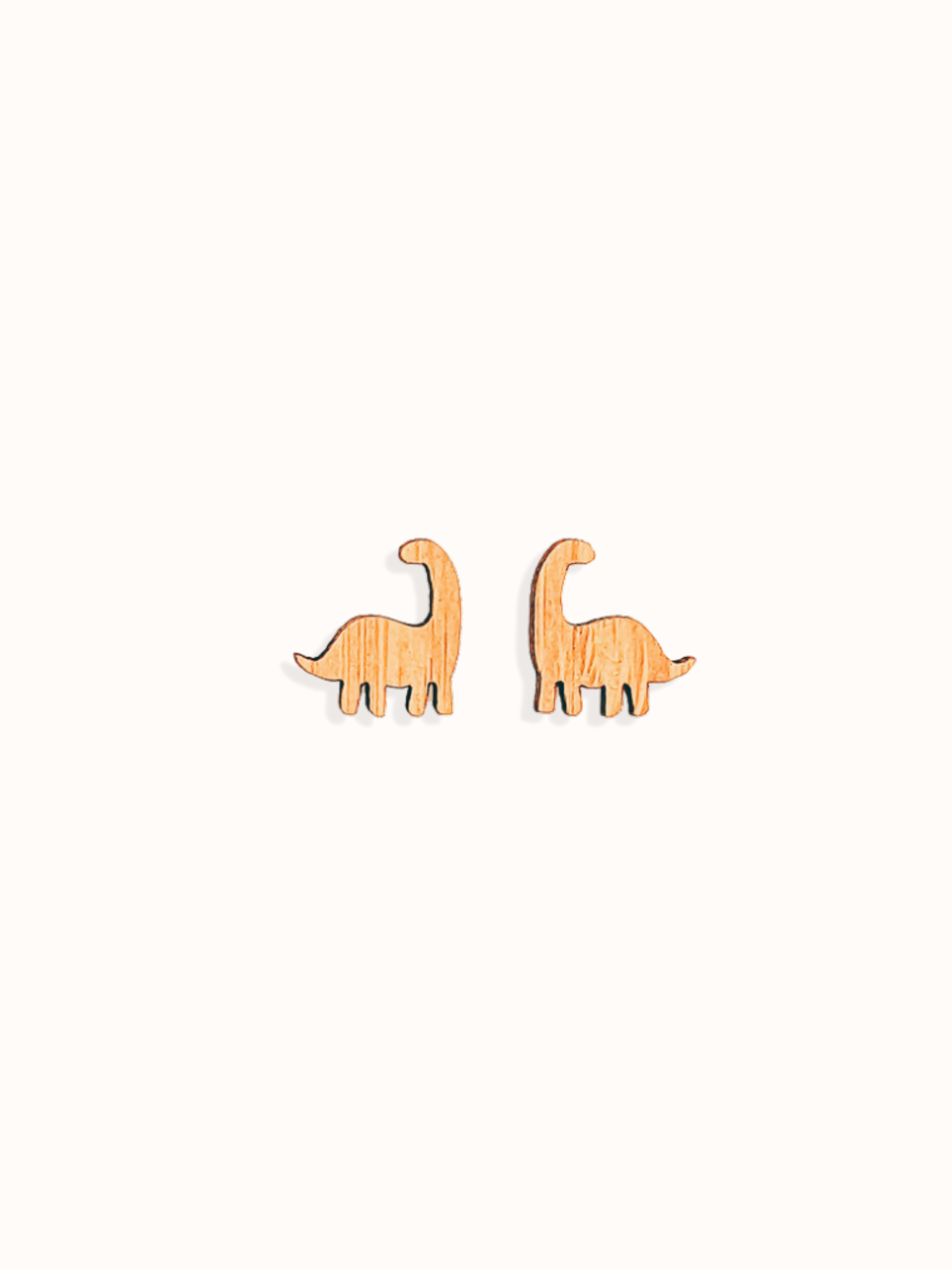 DIPLODOCUS DINOSAUR STUD EARRINGS