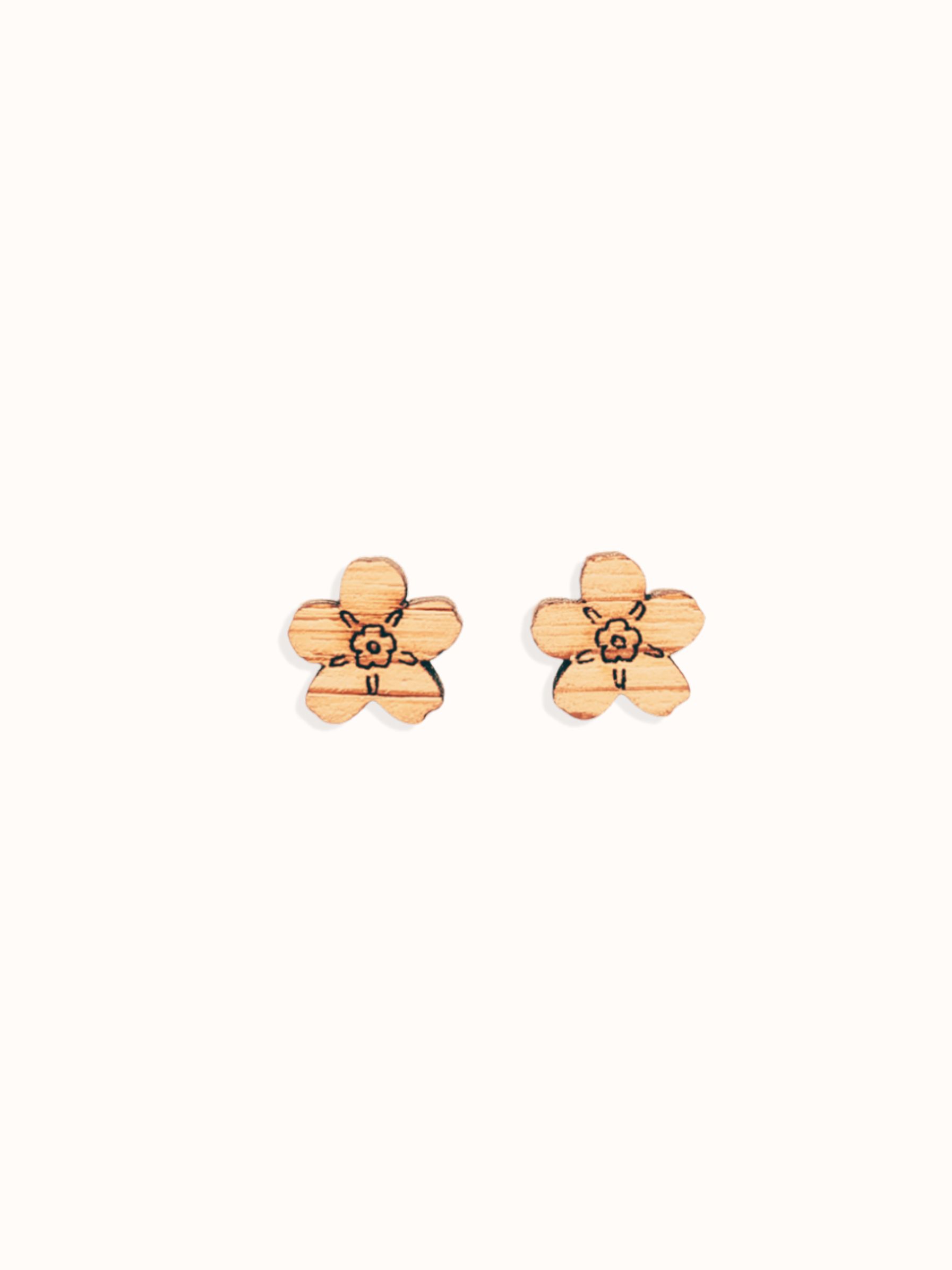 FORGET ME NOT FLOWER STUD EARRINGS