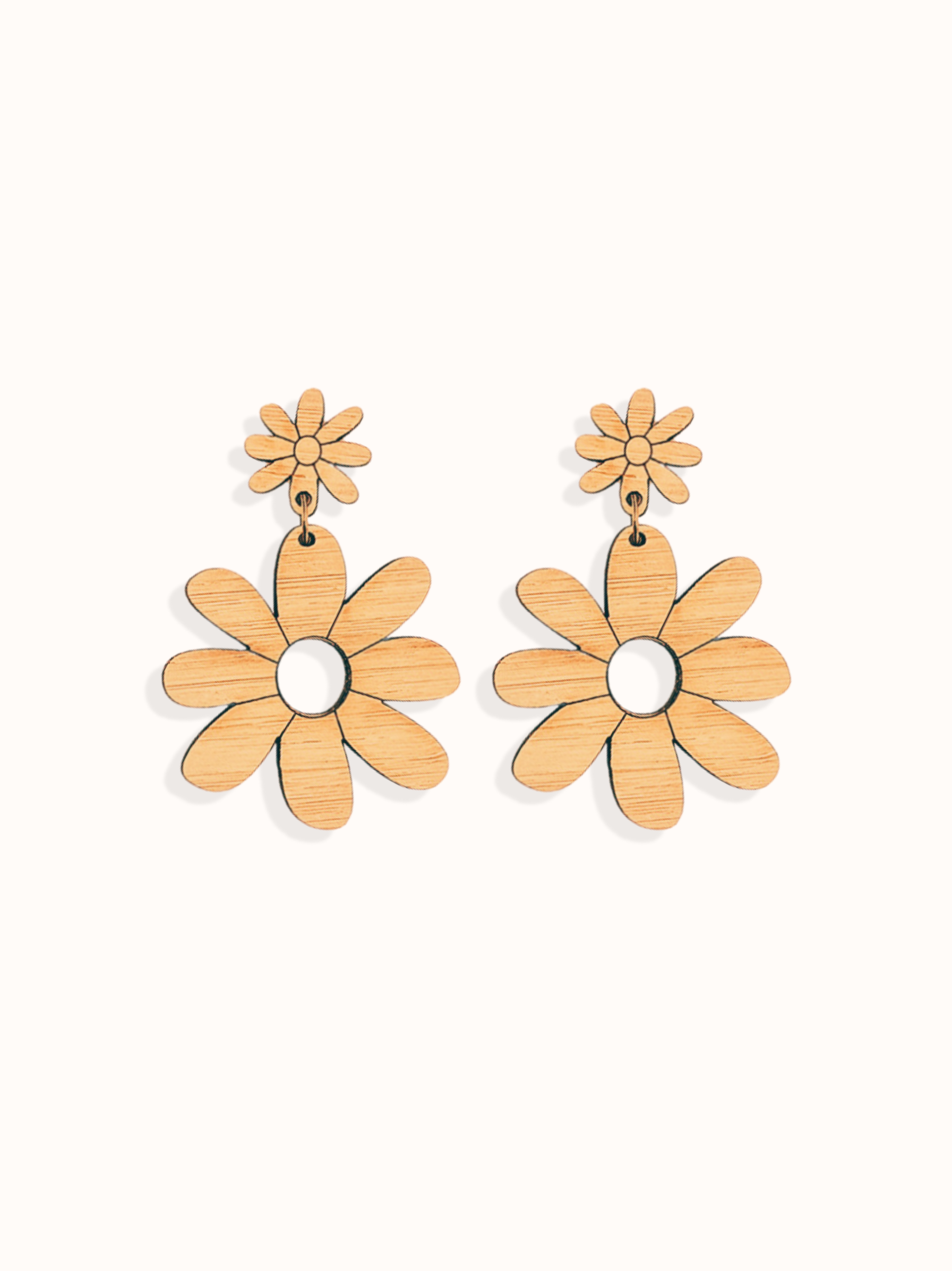 LARGE DAISY DROP EARRINGS | LEONA