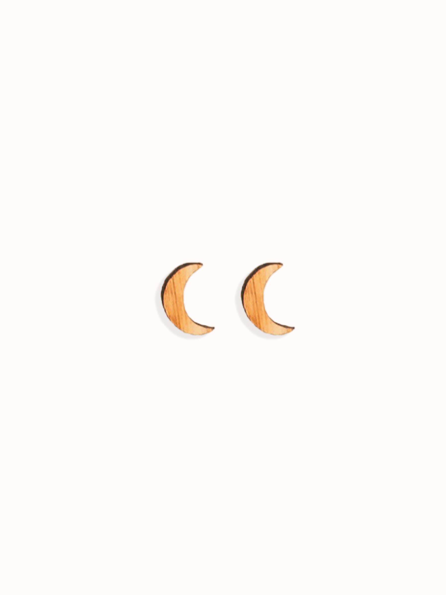 MOON STUD EARRINGS
