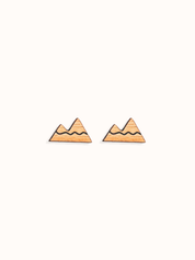 MOUNTAIN STUD EARRINGS