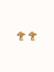 MUSHROOM STUD EARRINGS
