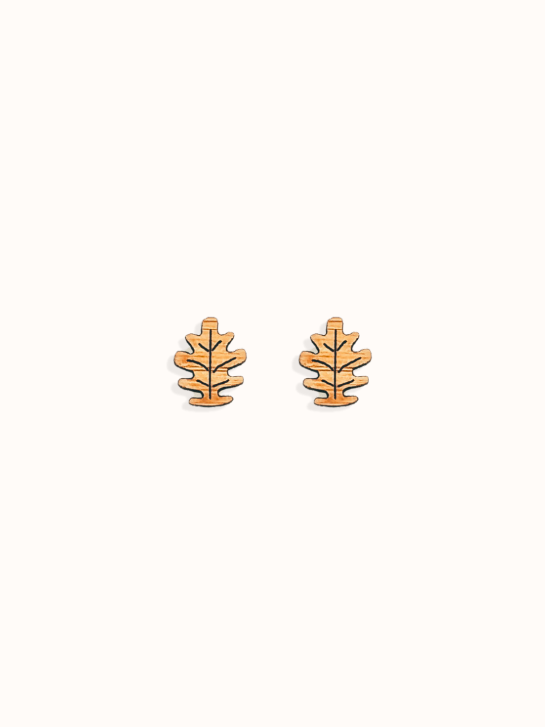 OAK STUD EARRINGS