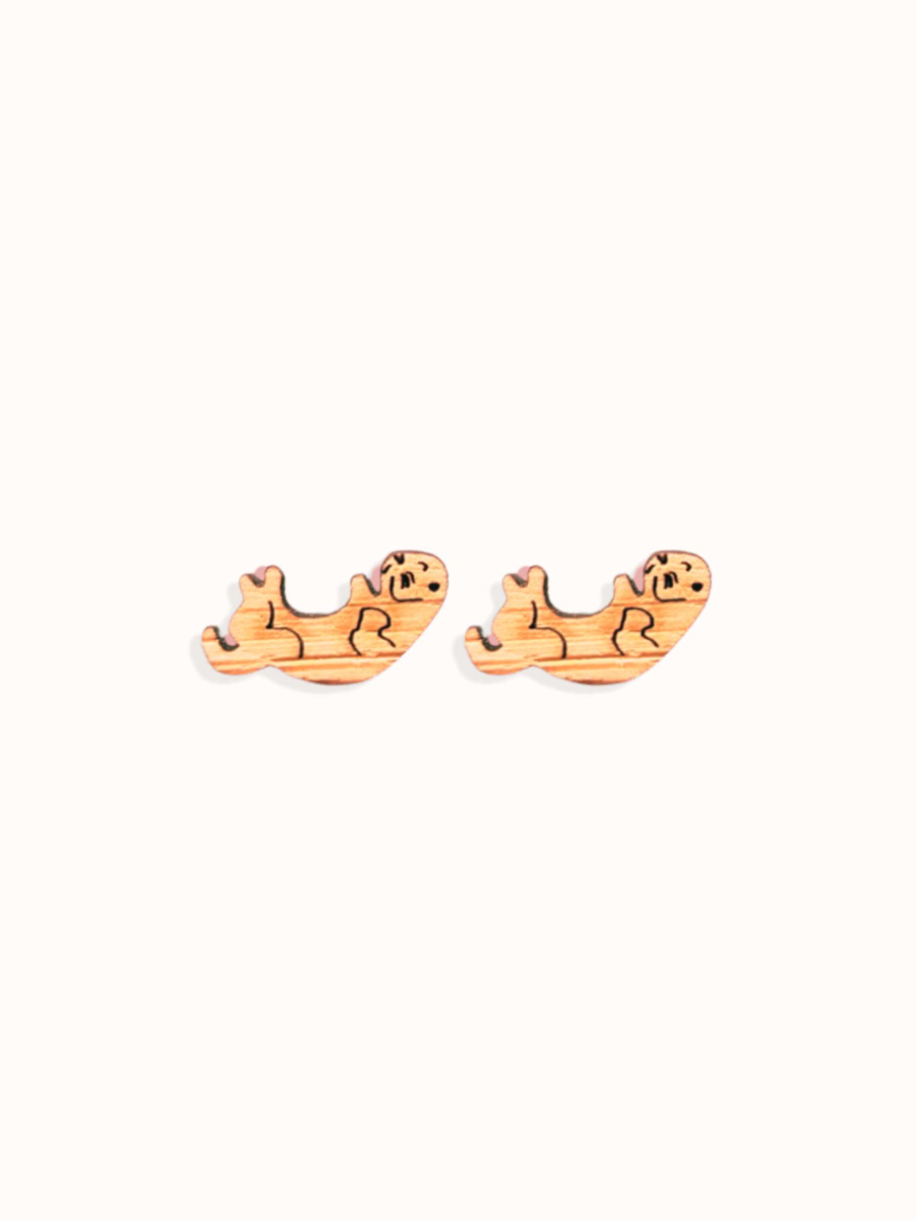 OTTER STUD EARRINGS
