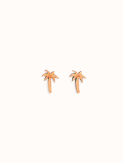 PALM TREE STUD EARRINGS