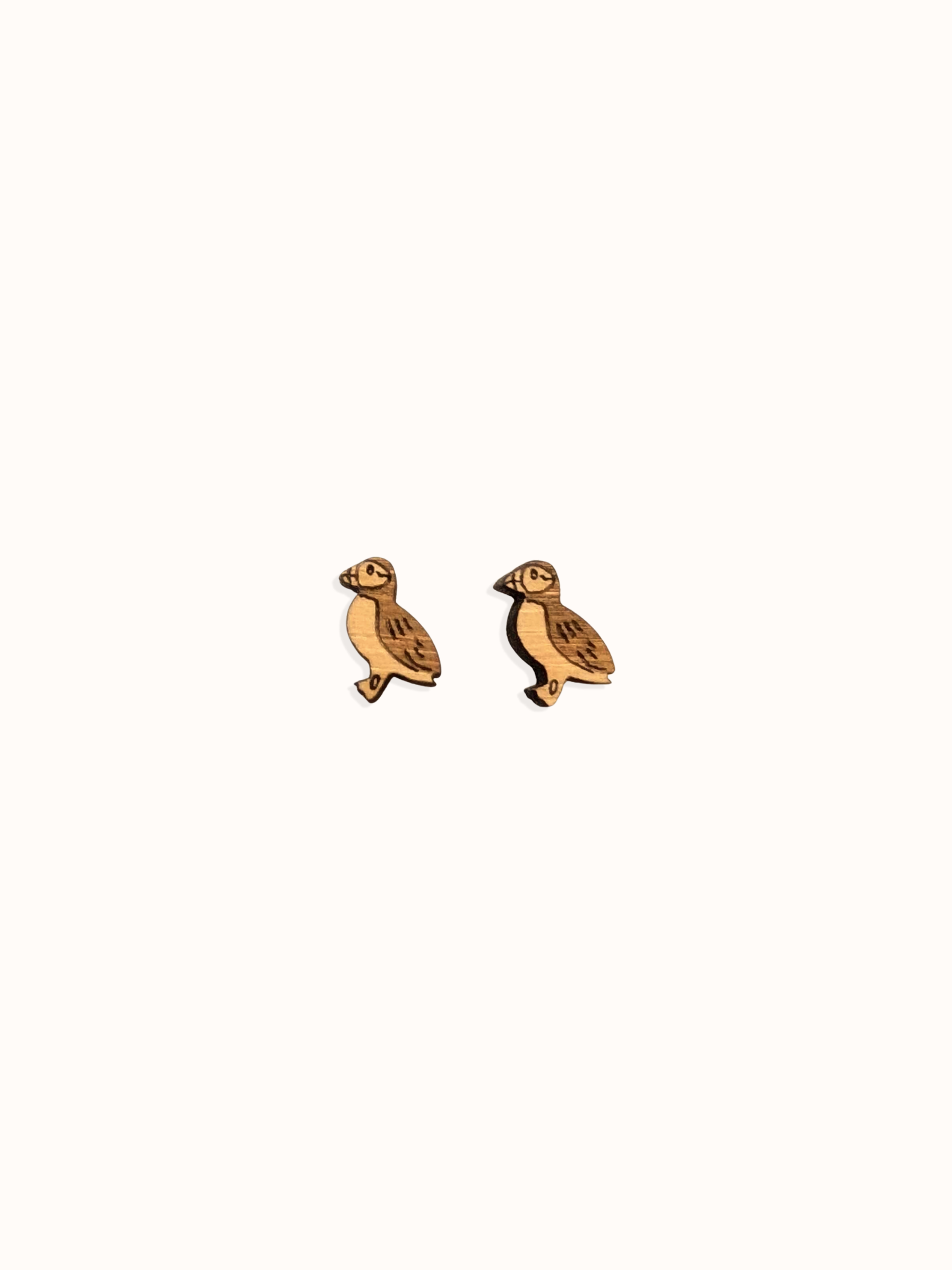 PUFFIN STUD EARRINGS
