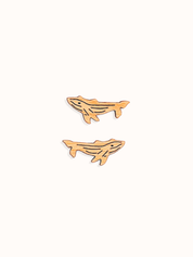 WHALE STUD EARRINGS