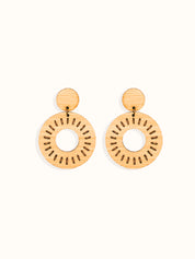 1.5" DAISY DROP EARRINGS | HOPE