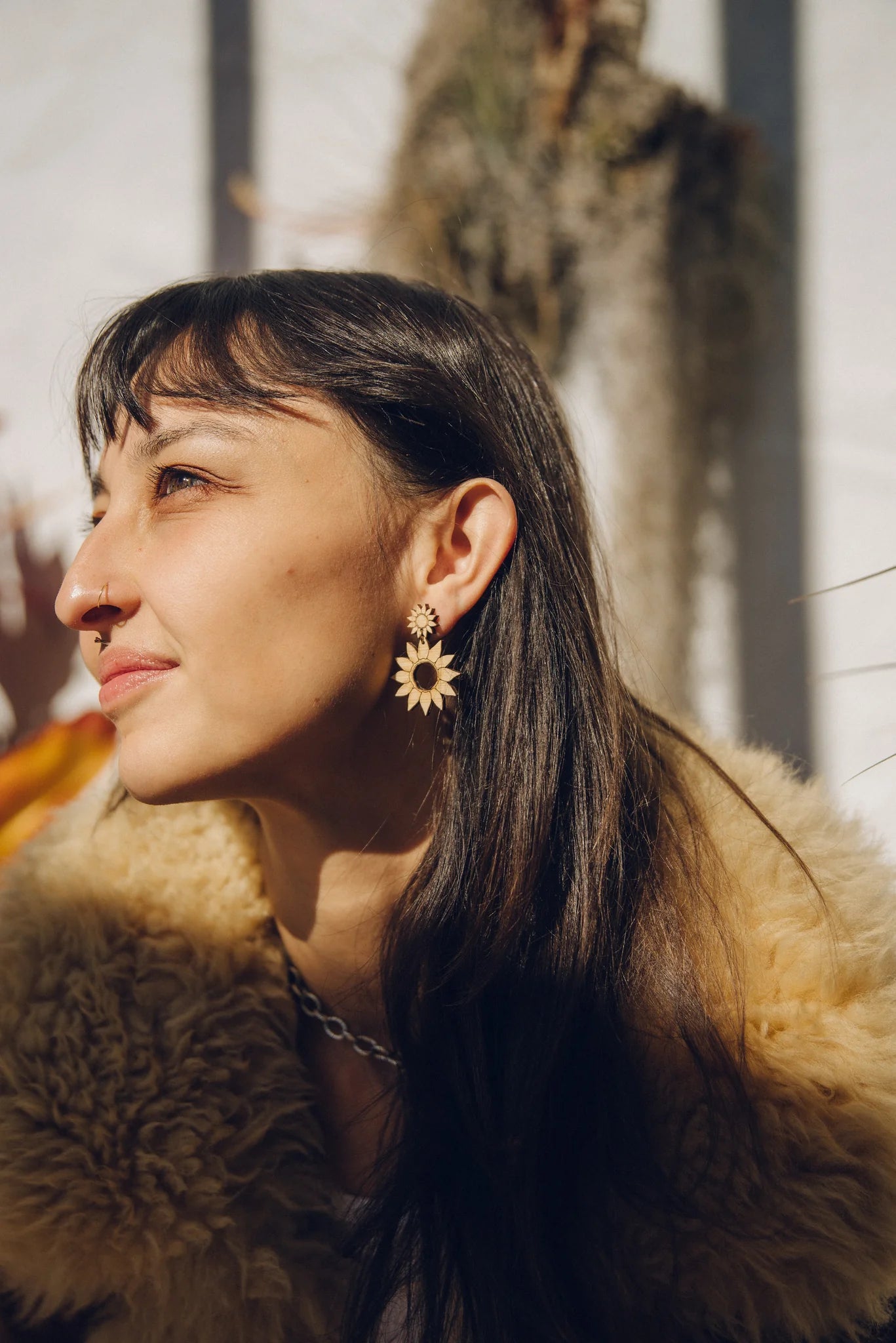 1.5" DAISY DROP EARRINGS | HOPE
