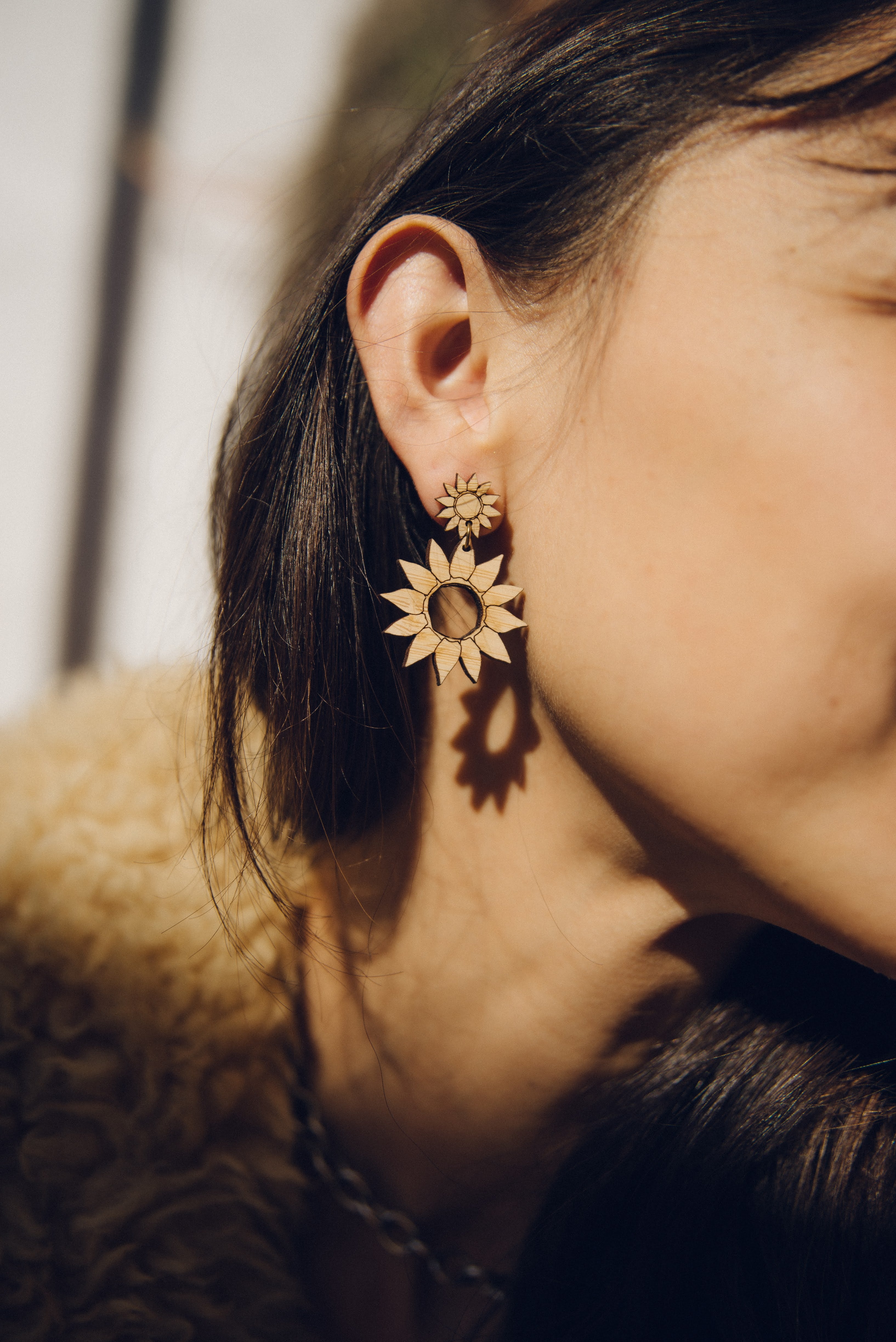 SUNFLOWER DROP EARRINGS | LILO